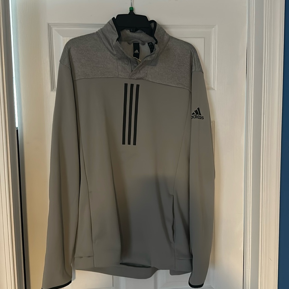 Men’s Grey Adidas quarter zip
